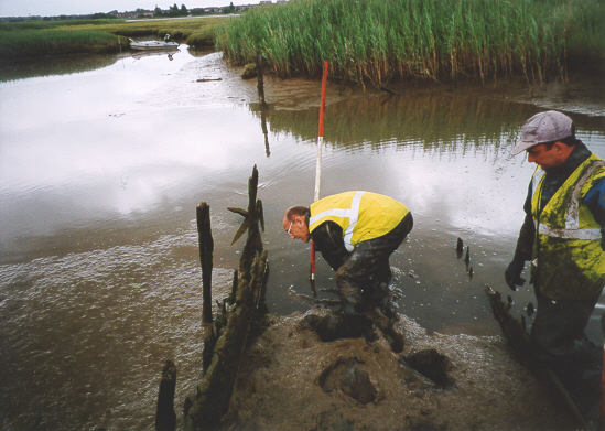 Otter Island, wooden structure